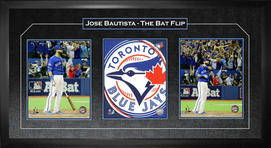 Jose Bautista Toronto Blue Jays Triple 8x10 Photo Frame The Bat Flip - Jack Righteous