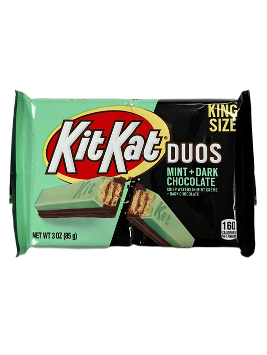 Kit Kat Duos Mint Dark Chocolate King Size 85G - U.S Edition