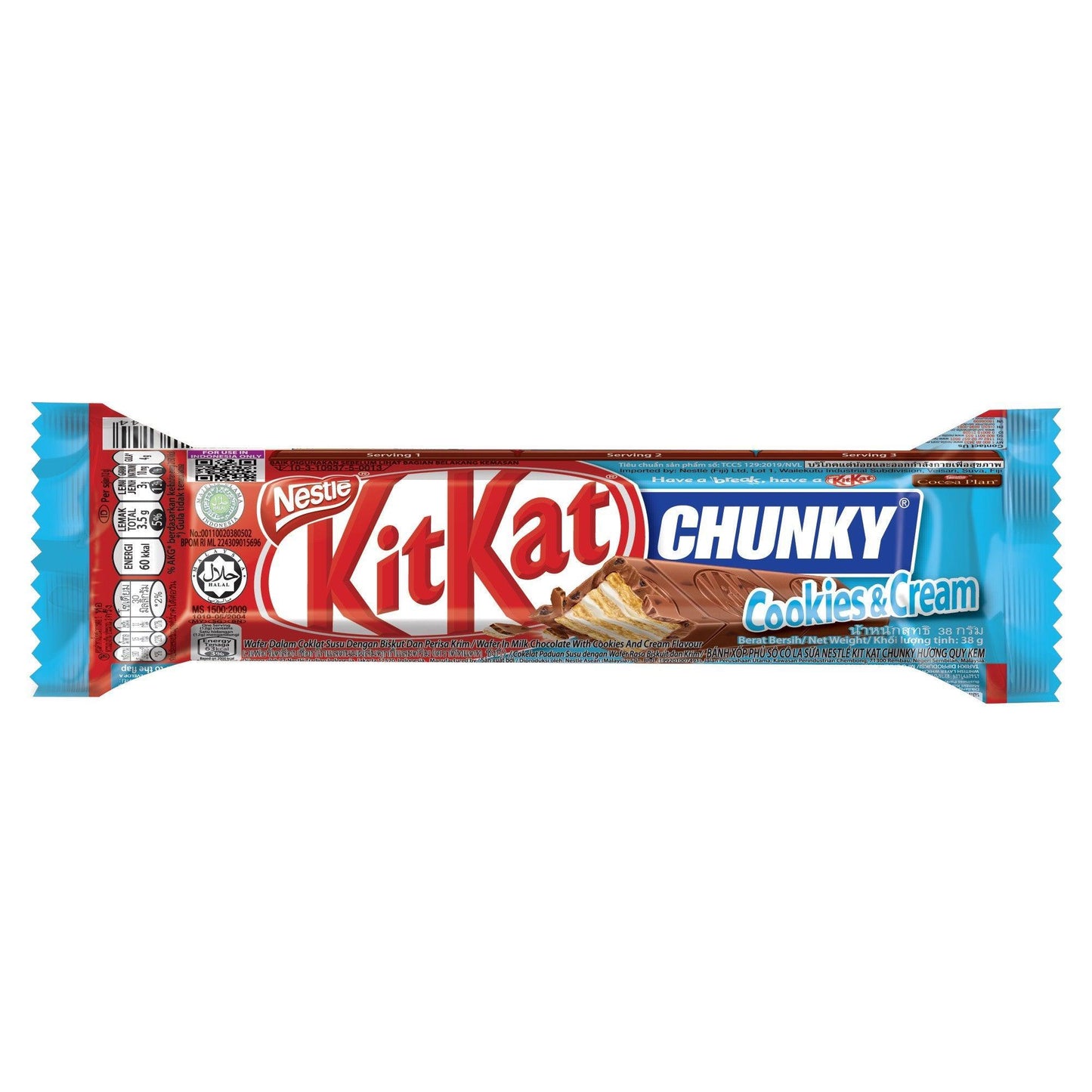 KitKat Chunky Cookies and Cream - Malaysia 38G