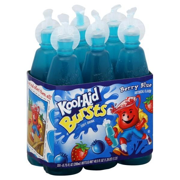 Kool-Aid Bursts Berry Blue 6 Pk
