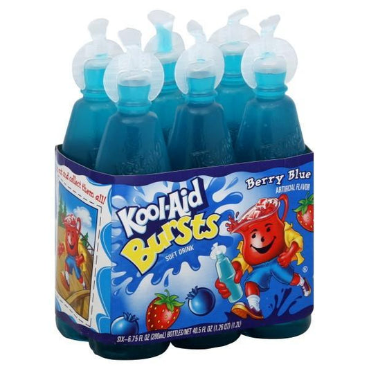 Kool-Aid Bursts Berry Blue 6 Pk