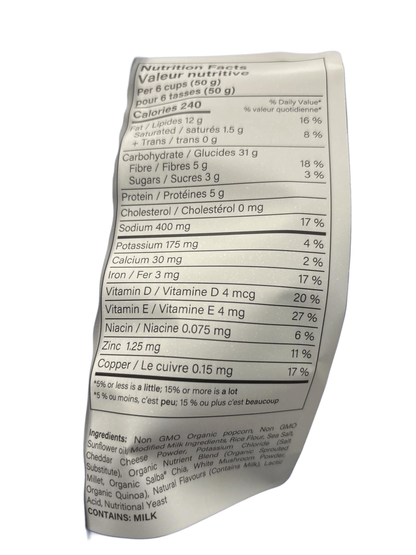 Krazy Krunch Popcorn White Cheddar 135G - Canadian Edition - Jack Righteous