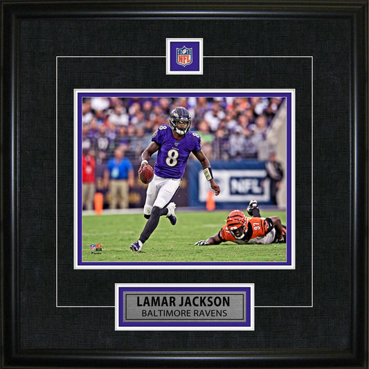 Lamar Jackson Framed Pin & Plate Ravens - Jack Righteous