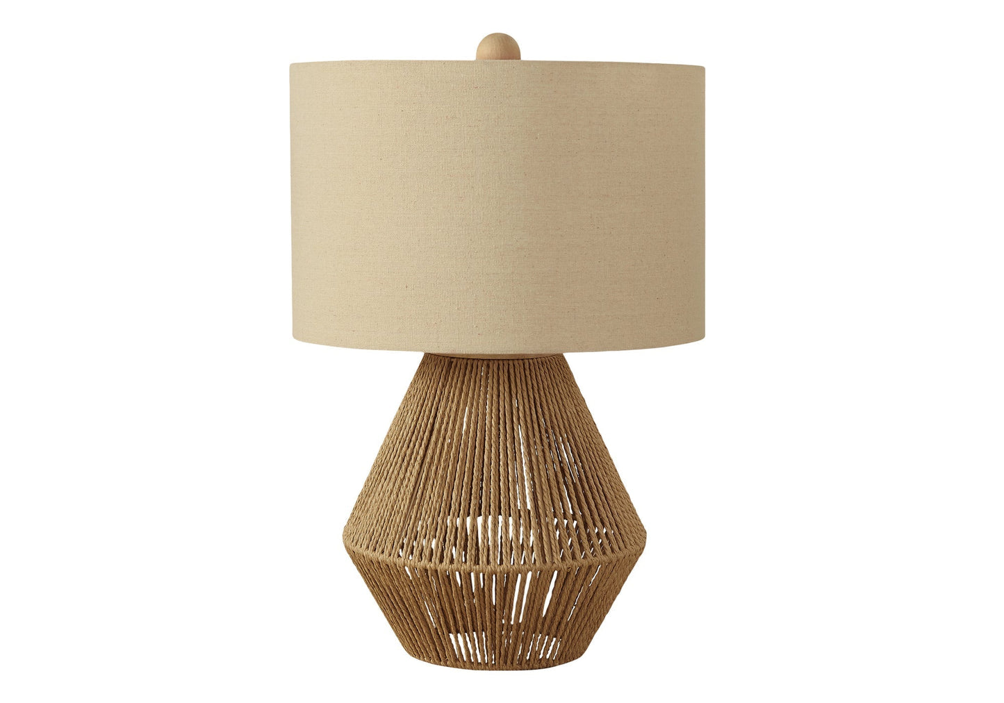 Lampe de table Monarch - Luminaire - Brun Corde (I 9628) - Jack Righteous