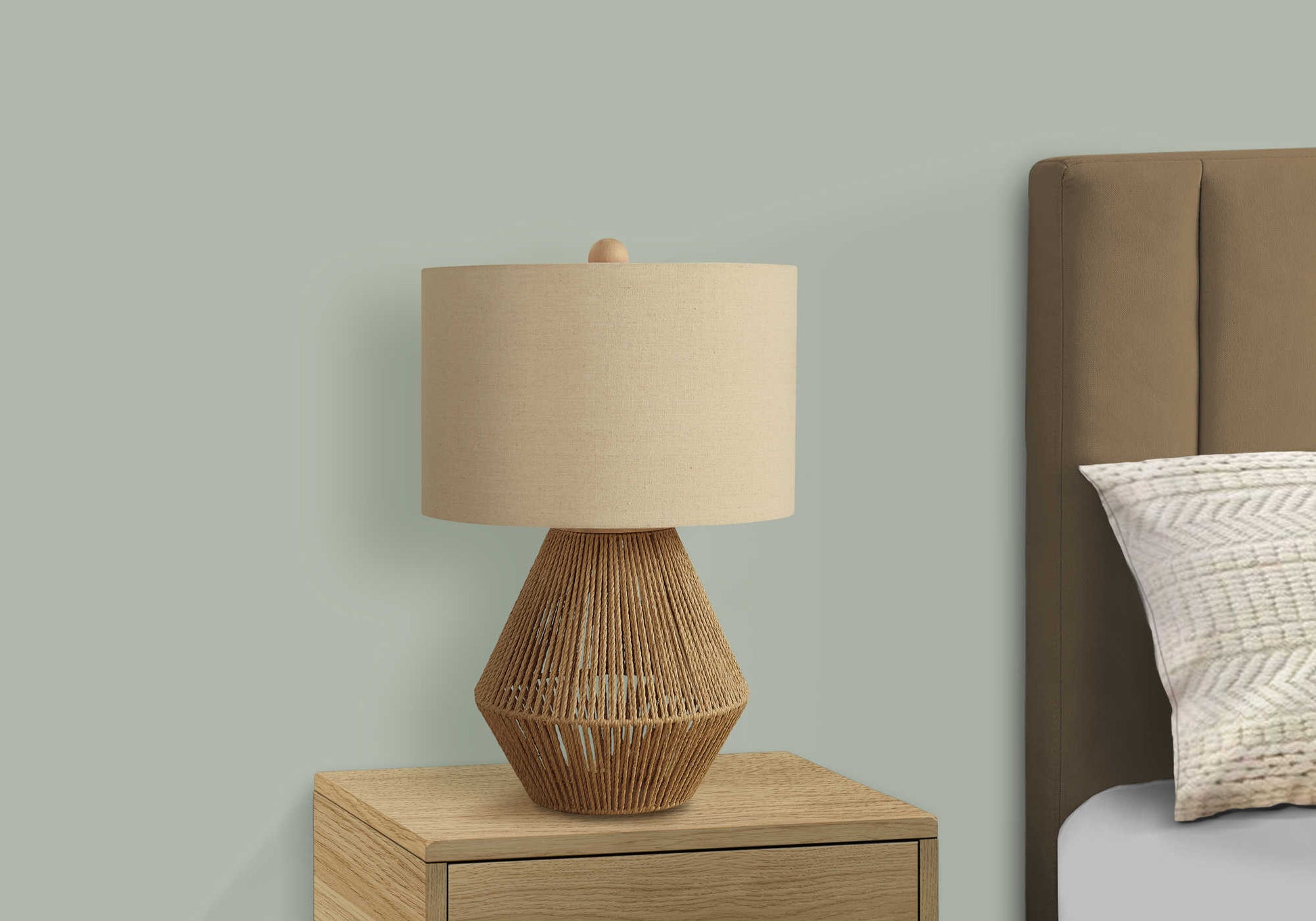 Lampe de table Monarch - Luminaire - Brun Corde (I 9628) - Jack Righteous