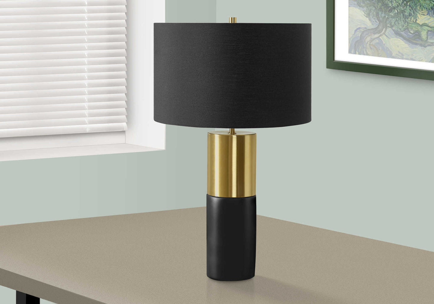 Lampe de table Monarch - Luminaire - Noir Beton (I 9629) - Jack Righteous
