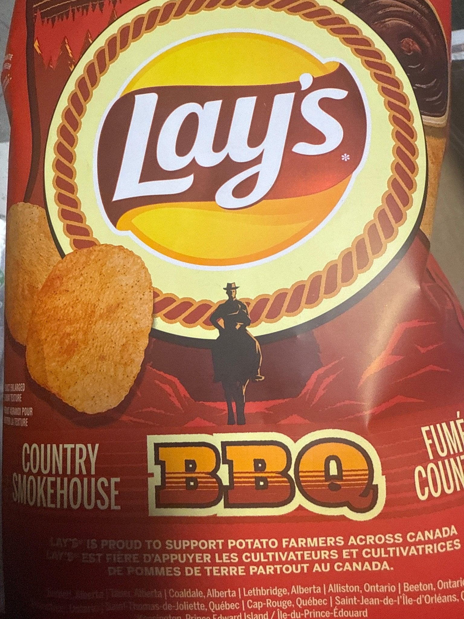 Lays Limited Edition Laysfest Country Smokehouse BBQ 220G - Canadian Edition - Jack Righteous