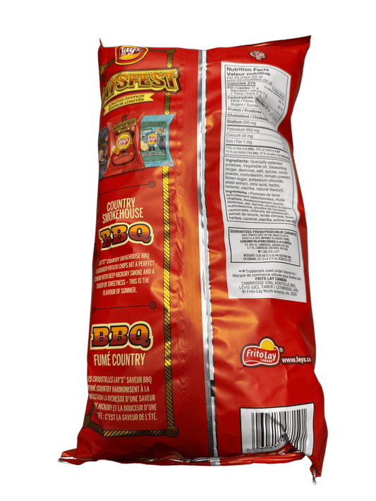 Lays Limited Edition Laysfest Country Smokehouse BBQ 220G - Canadian Edition - Jack Righteous