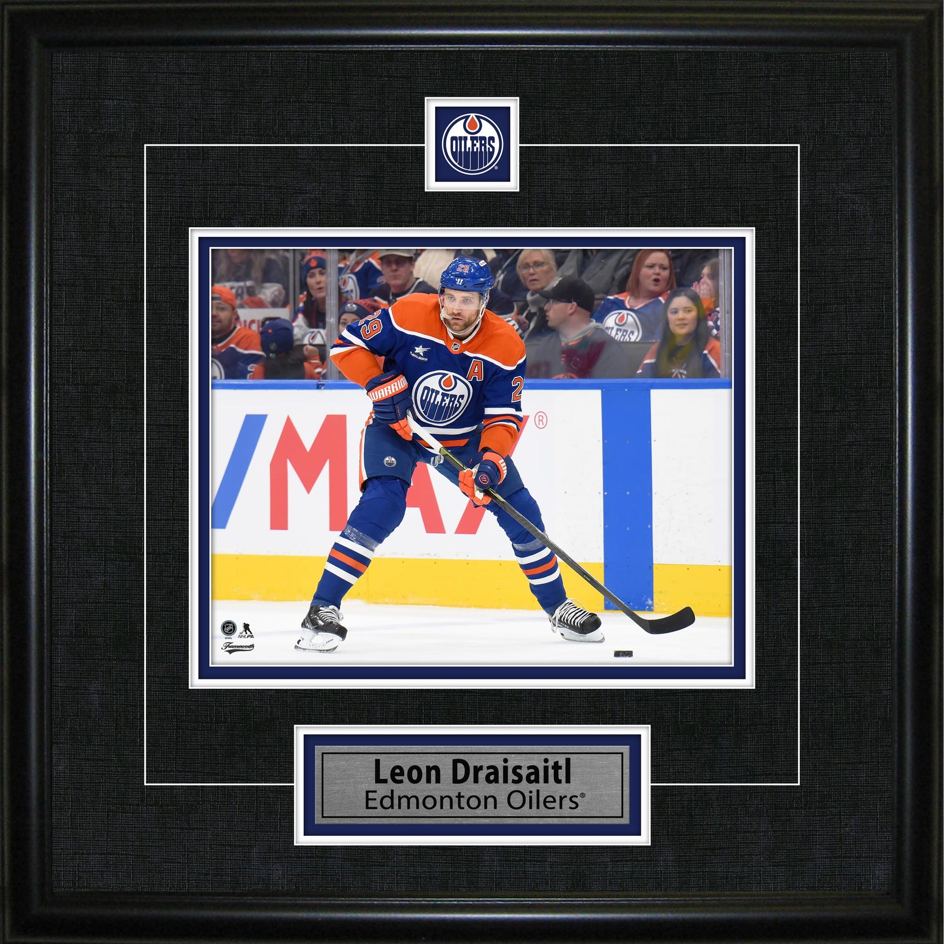 Leon Draisaitl Framed Pin & Plate Edmonton Oilers - Jack Righteous