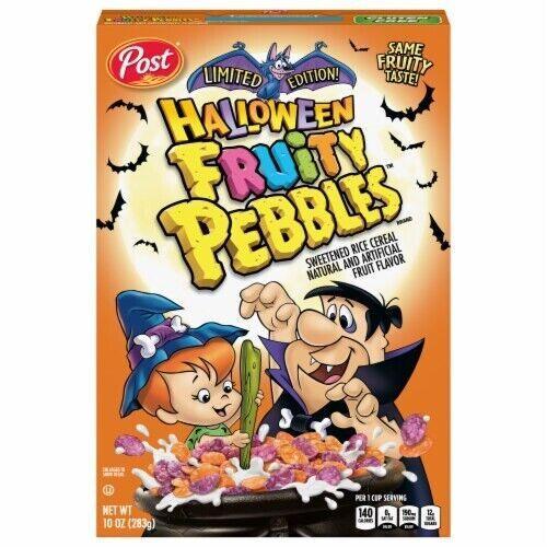 Limited Edition Halloween Fruity Pebbles 18.5OZ
