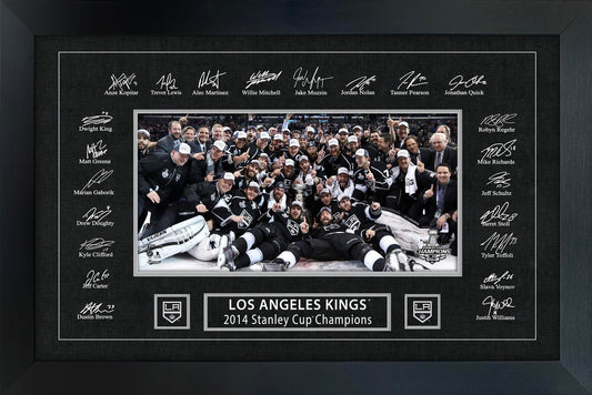 Los Angeles Kings 2014 Stanley Cup Replica Signature Frame - Jack Righteous