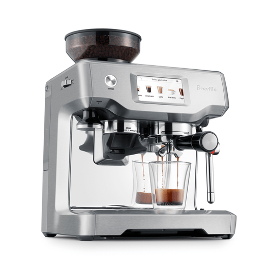 Machine à espresso Breville Barista Touch avec moulin, moussoir à lait automatique (BES880BSS1BCA1) - Jack Righteous