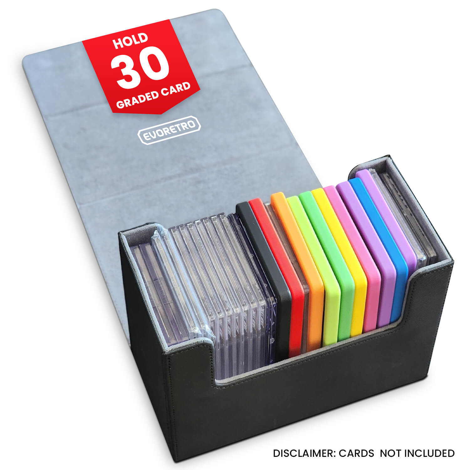 Magnetic Graded Card Deck Storage for 30 Graded Card - Jack Righteous