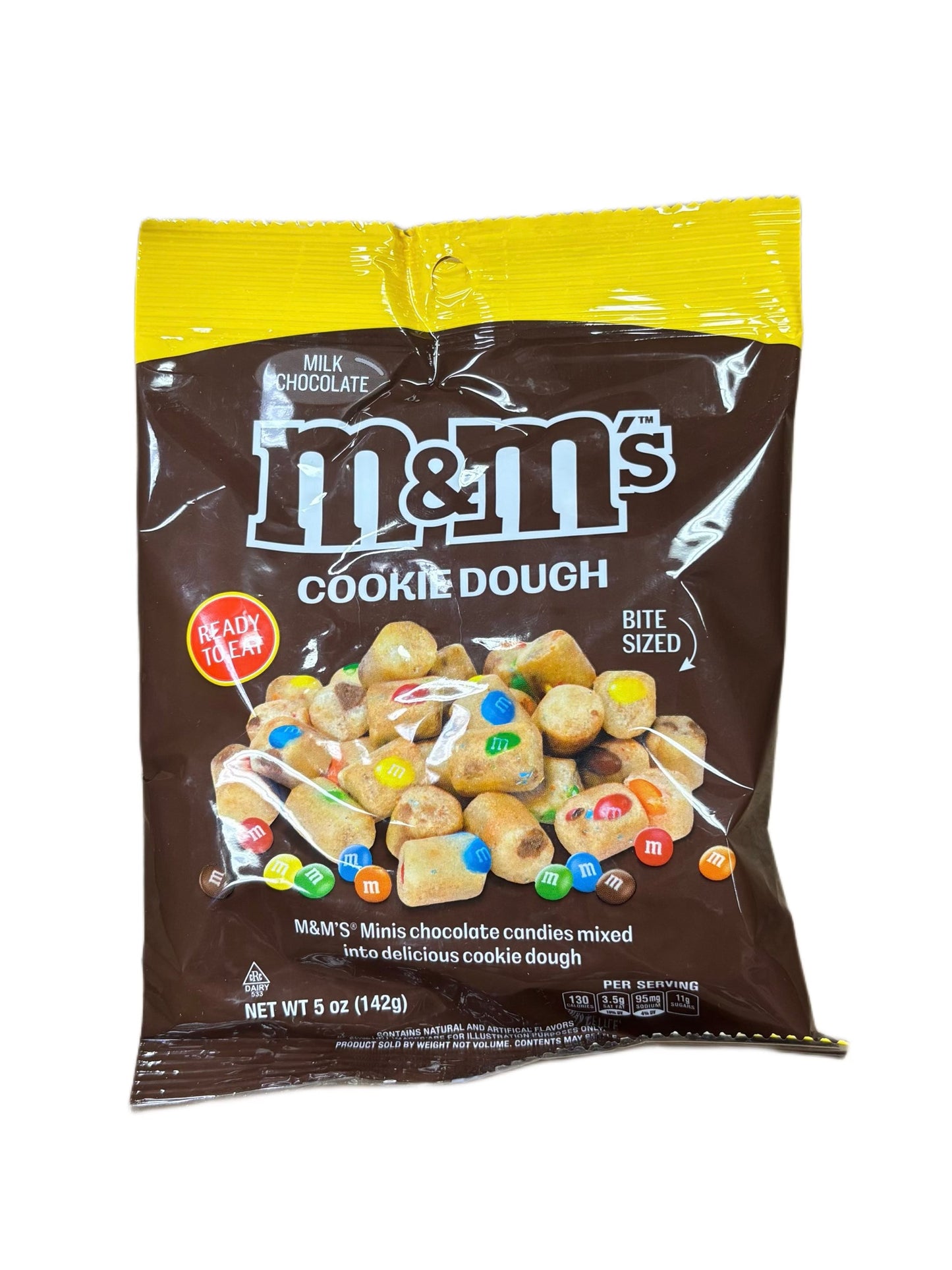 M&M Milk Chocolate Cookie Dough Peg Bag 142G