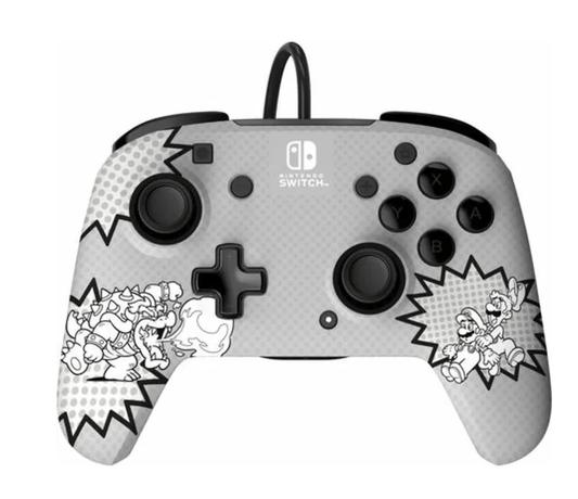 Manette PDP filaire pour nintendo switch - Comic Attack Super Mario - Jack Righteous