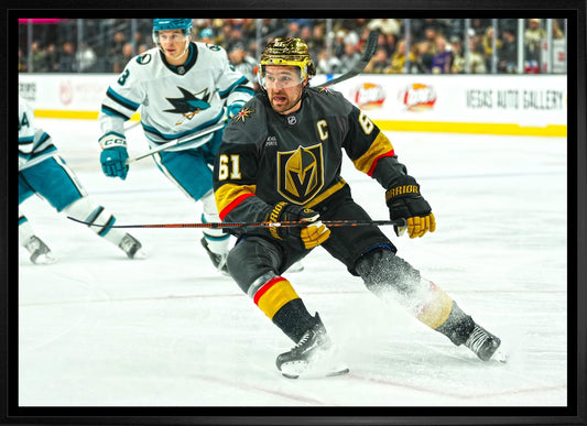 Mark Stone 20x29 Framed Canvas Vegas Golden Knights - Jack Righteous