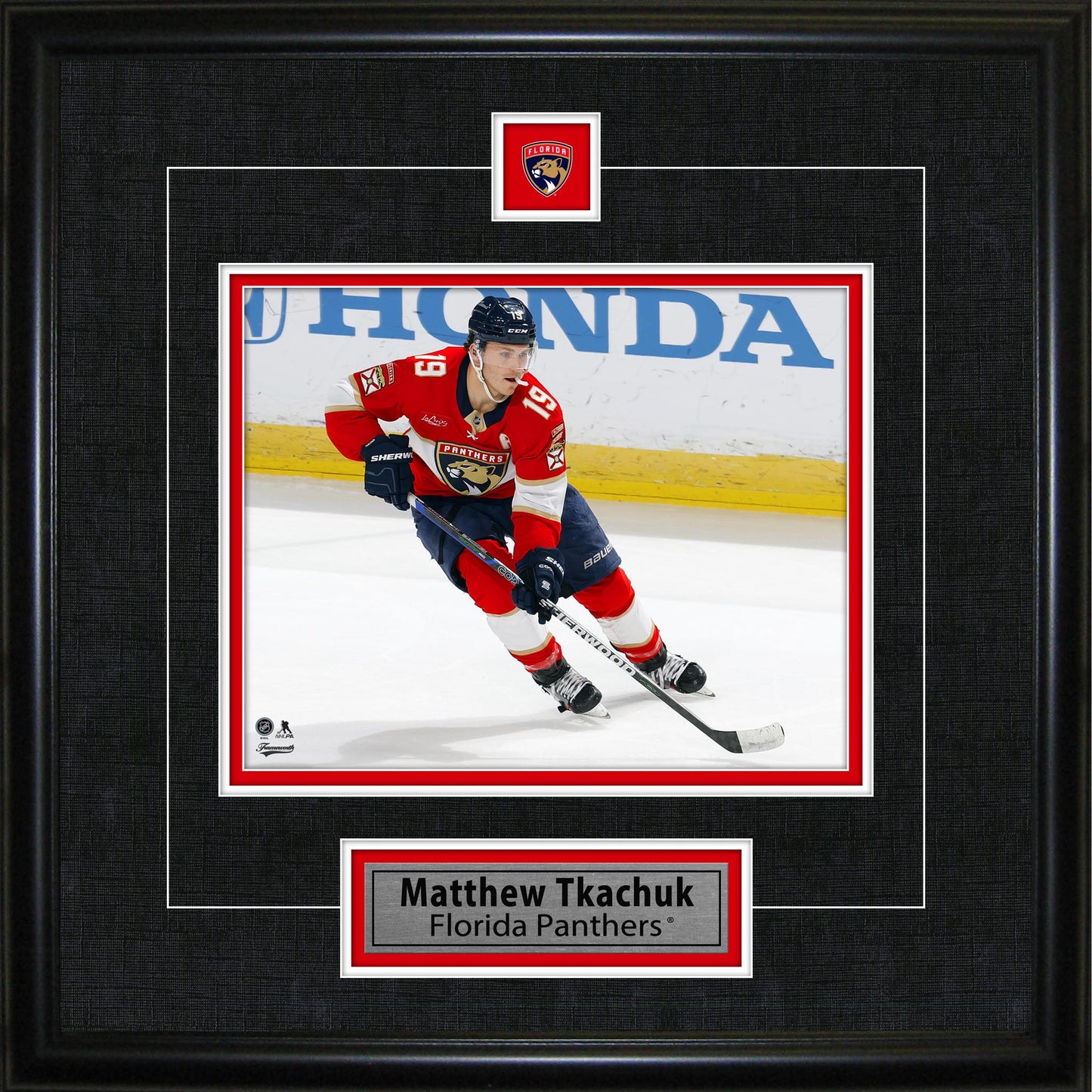 Matthew Tkachuk Framed Pin & Plate Florida Panthers - Jack Righteous