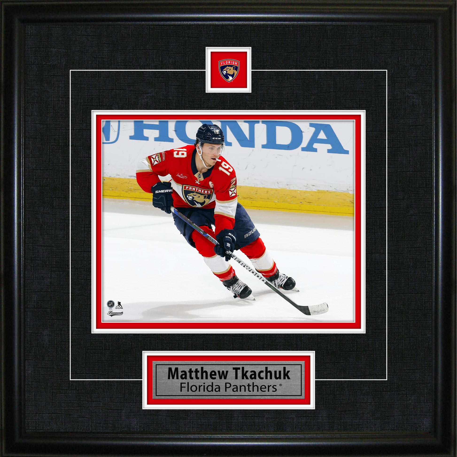 Matthew Tkachuk Framed Pin & Plate Florida Panthers - Jack Righteous