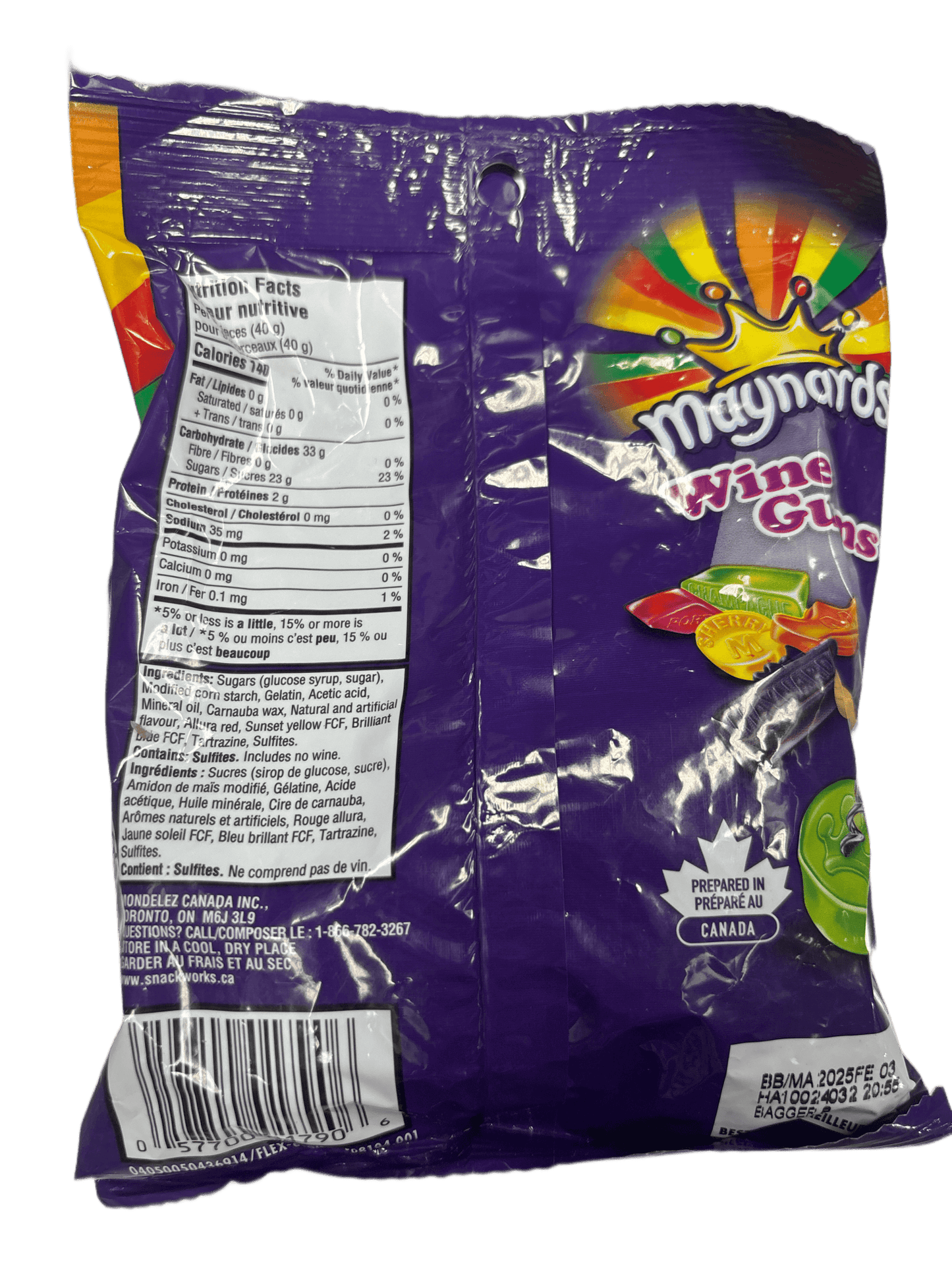 Maynards Wine Gums 154G - Canada Edition - Jack Righteous