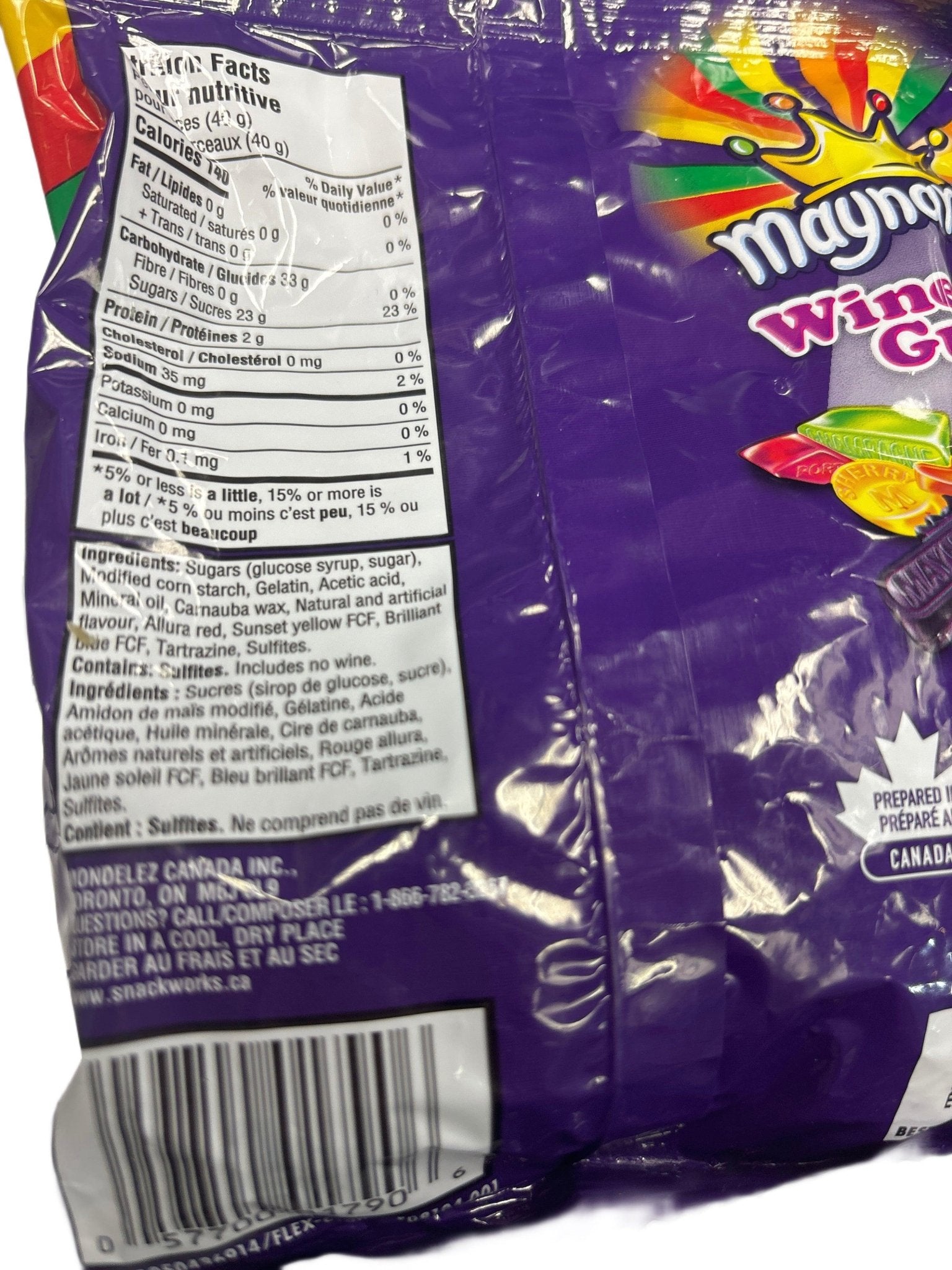 Maynards Wine Gums 154G - Canada Edition - Jack Righteous