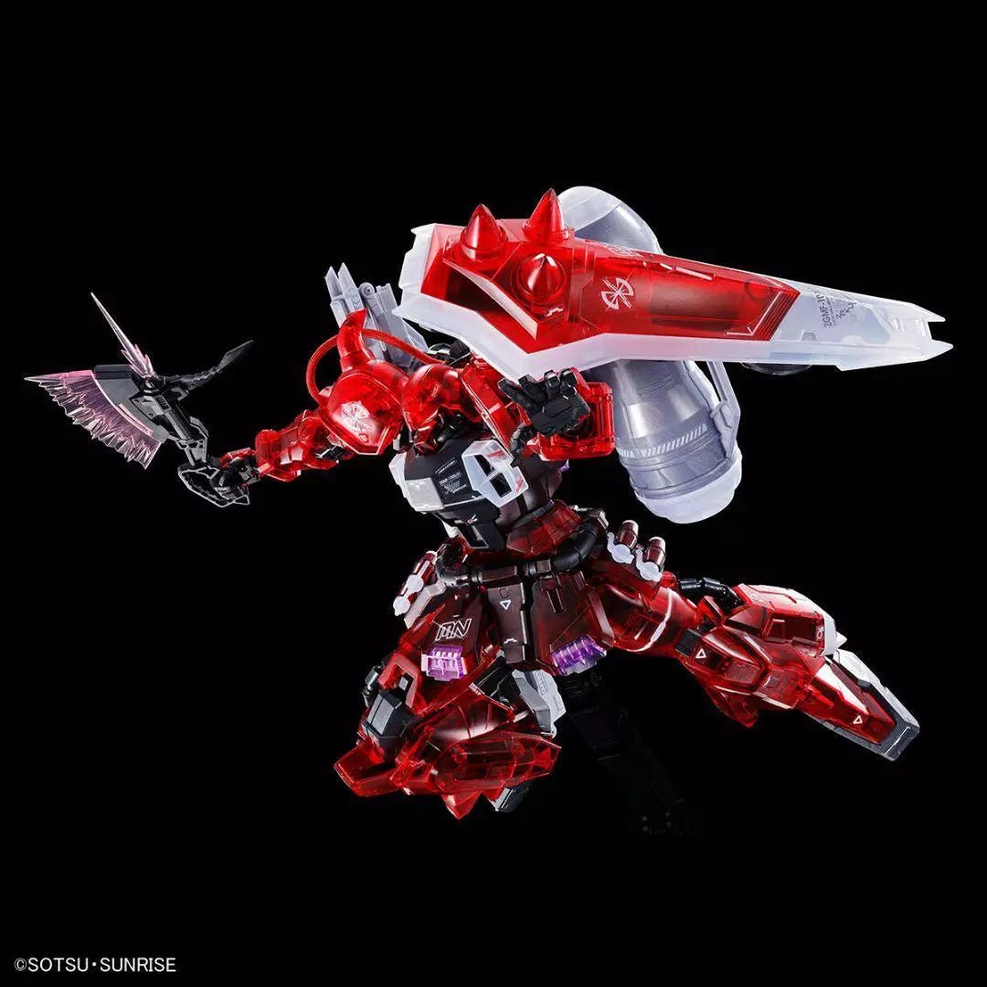 MG 1/100 Gunner Zaku Warrior (Lunamaria Hawke Custom) (Clear Color) - Jack Righteous