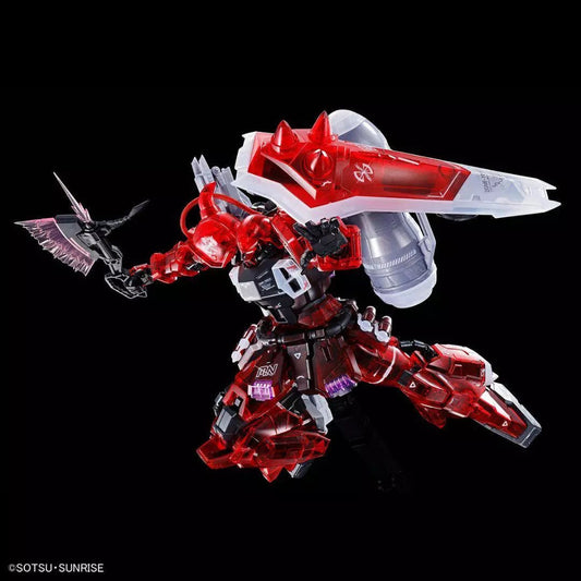 MG 1/100 Gunner Zaku Warrior (Lunamaria Hawke Custom) (Clear Color) - Jack Righteous