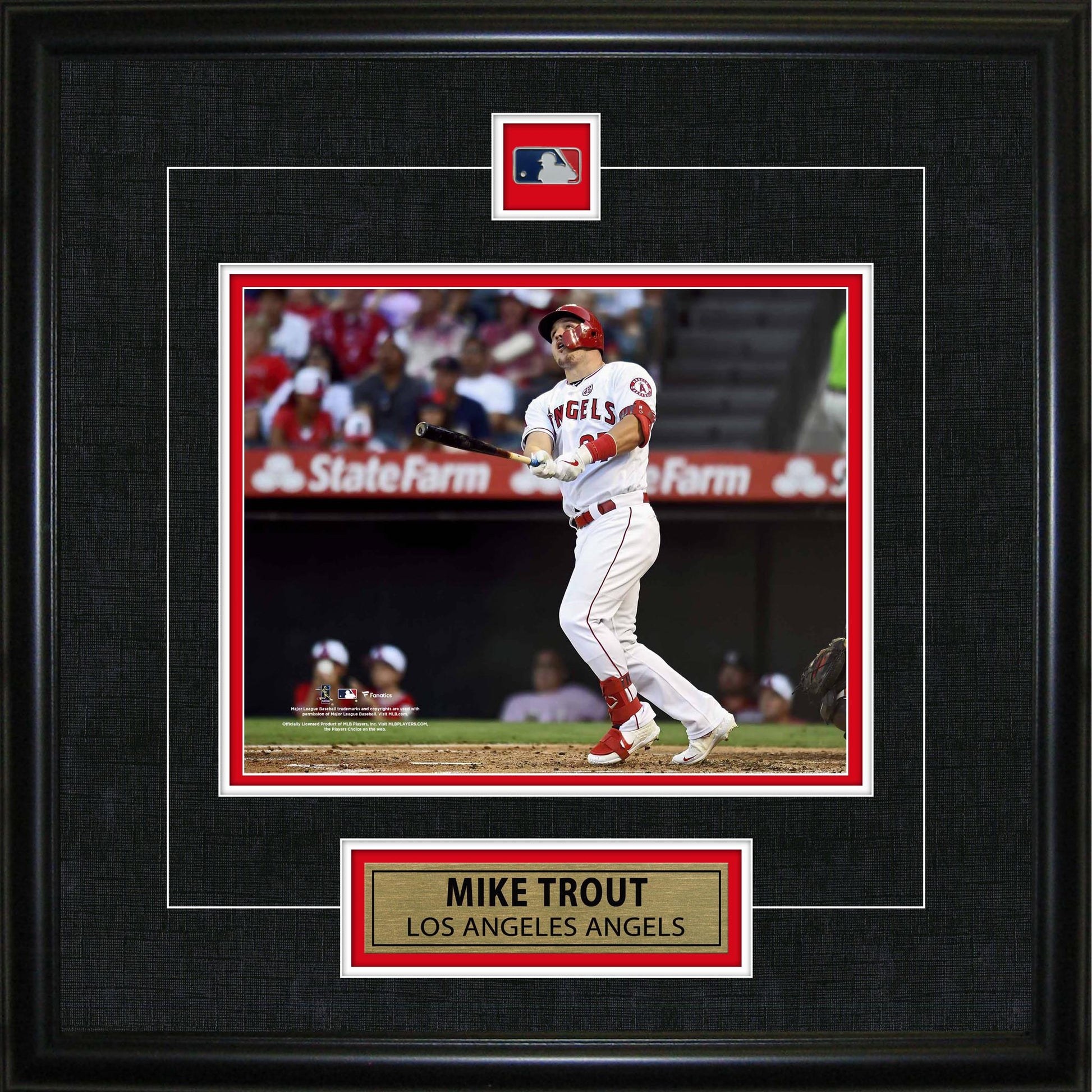 Mike Trout Framed Pin & Plate Angels - Jack Righteous