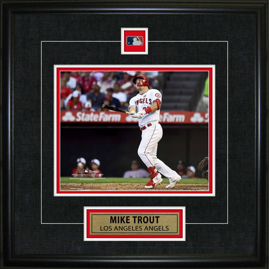 Mike Trout Framed Pin & Plate Angels - Jack Righteous