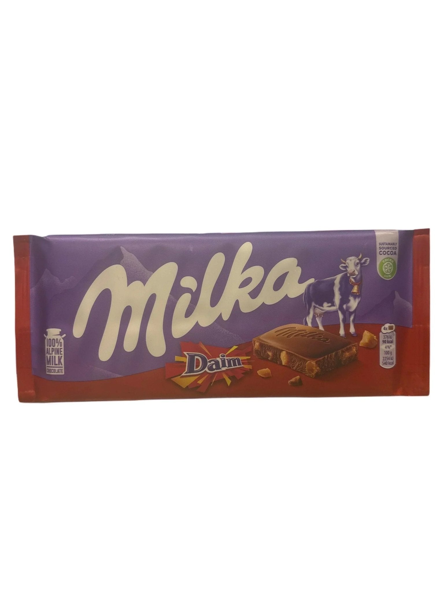Milka Daim Chocolate Bar 100G - U.K Edition - Jack Righteous