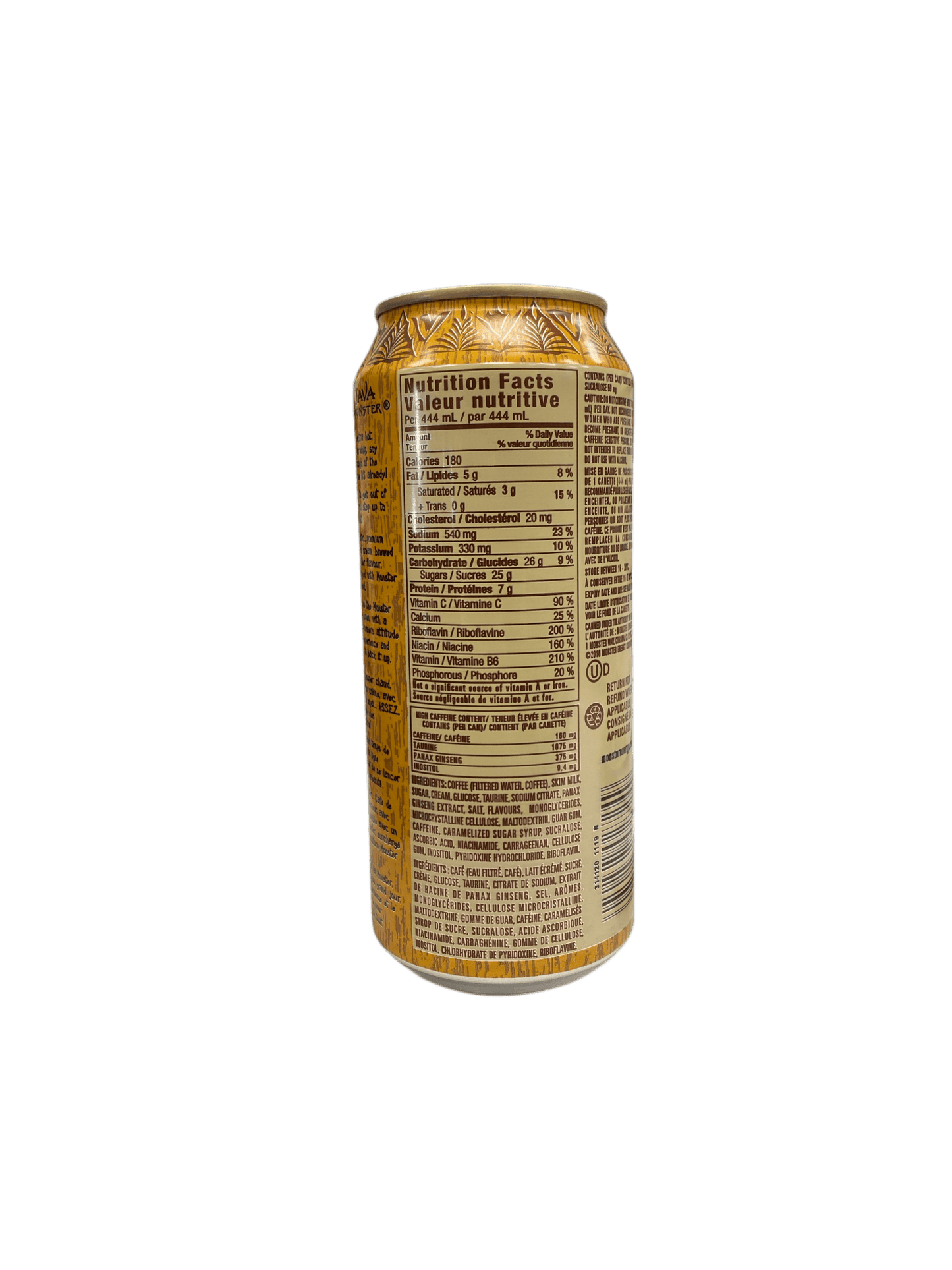 Monster Energy Java Salted Caramel Drink 444ML - Canadian Edition - Jack Righteous