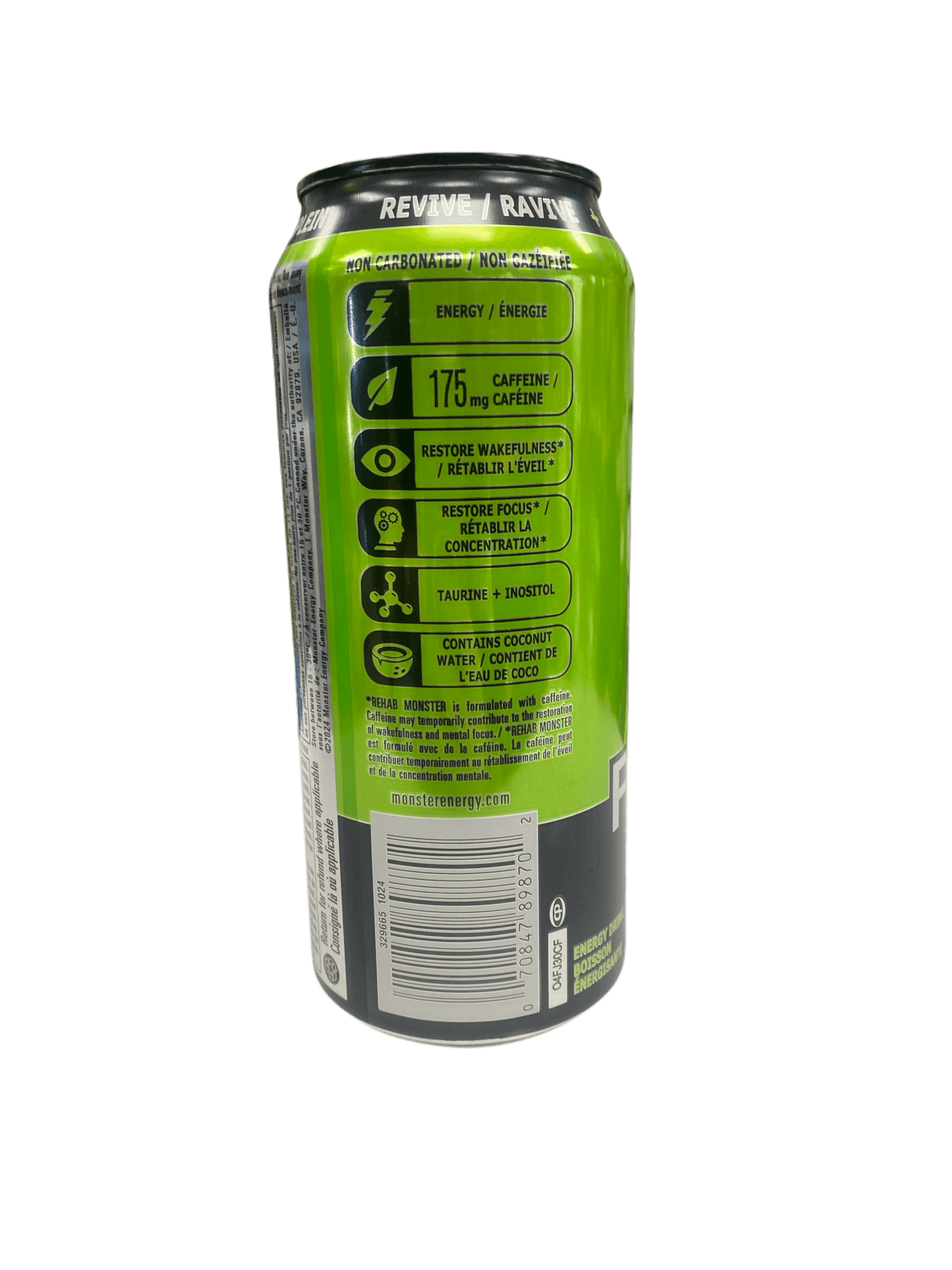 Monster Energy Rehab Recover Green Tea Drink 458ML - Canadian Edition - Jack Righteous