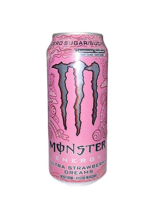 Monster Energy Ultra Strawberry Dreams 473ML - Canadian Edition