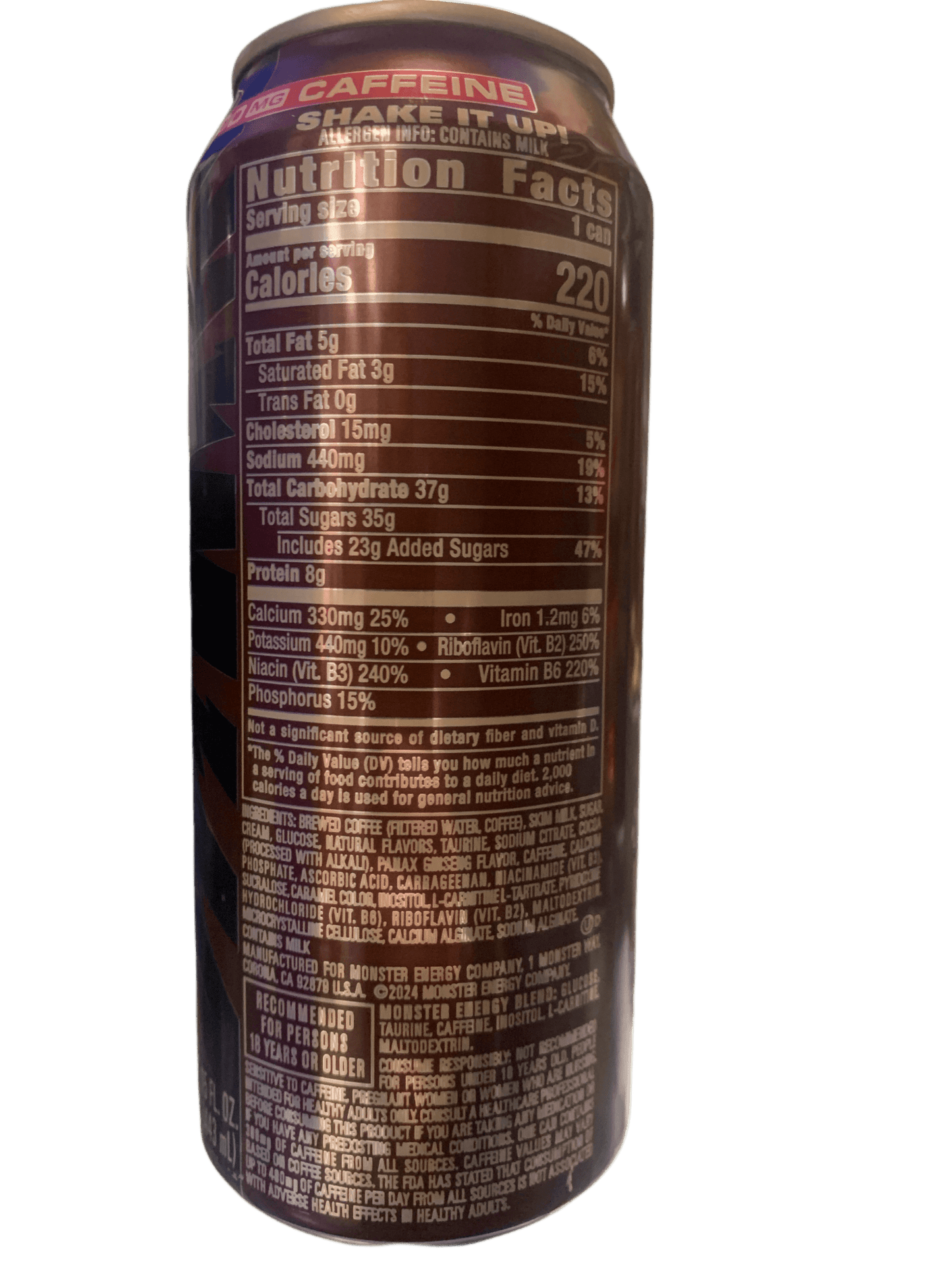 Monster Loca Moca Killer Brew Triple Shot 443ML - U.S Edition - Jack Righteous