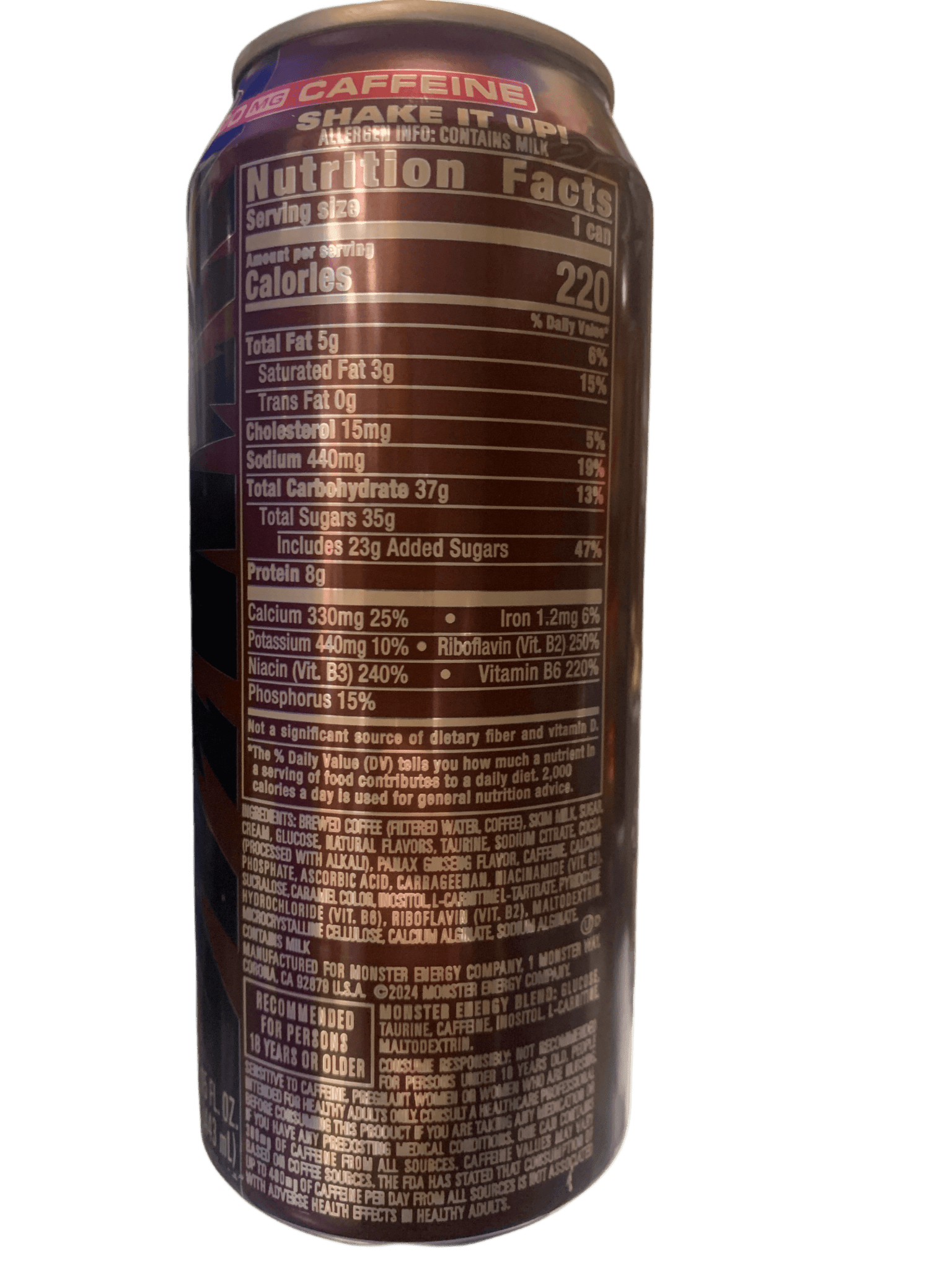 Monster Loca Moca Killer Brew Triple Shot 443ML - U.S Edition - Jack Righteous