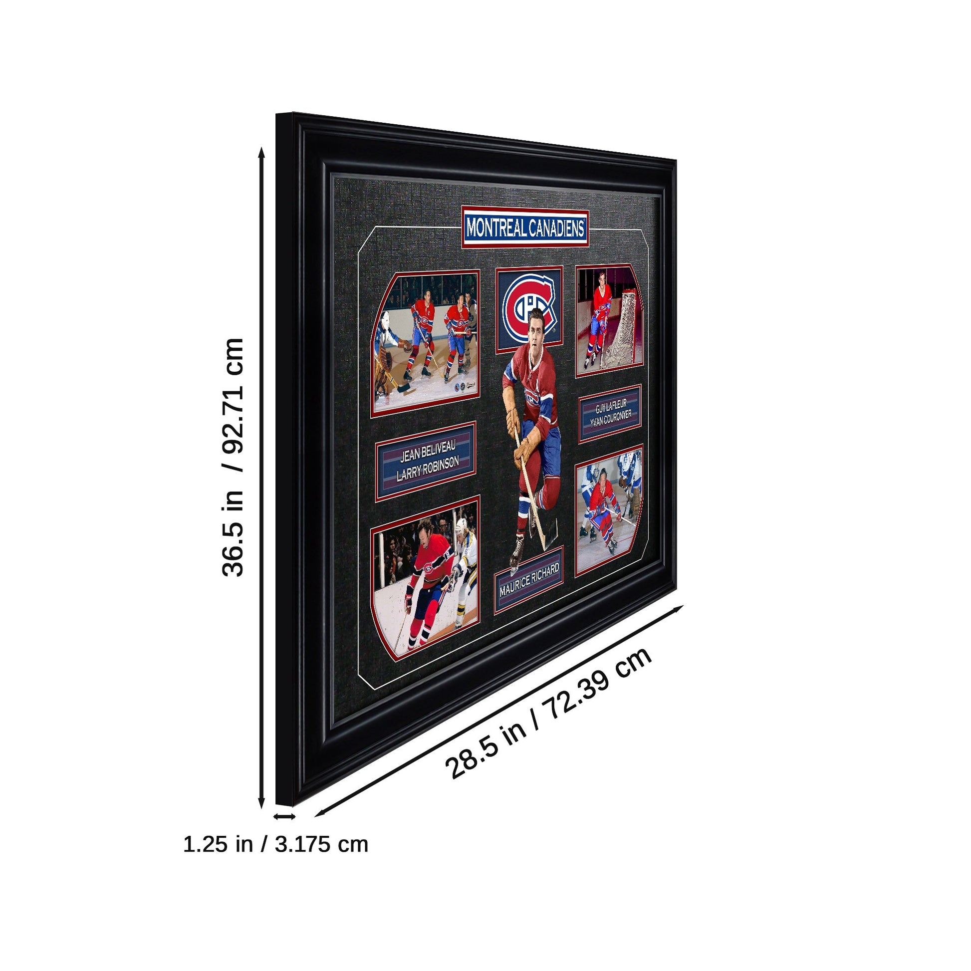 Montreal Canadiens Vintage Framed 5 - Player Collage - Jack Righteous