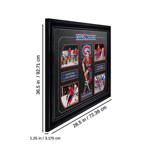 Montreal Canadiens Vintage Framed 5 - Player Collage - Jack Righteous