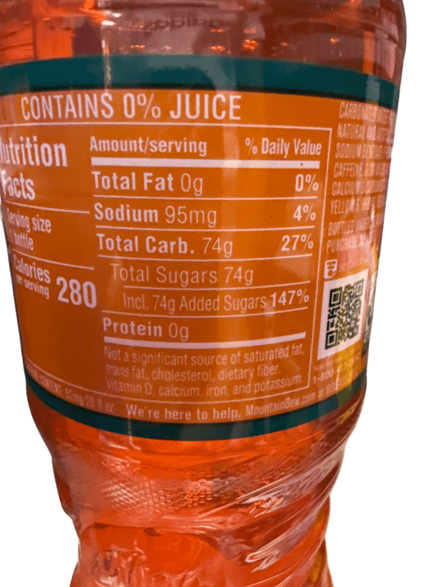 Mountain Dew Baja Cabo Citrus Flavoured Bottle 591ML - U.S Edition - Jack Righteous