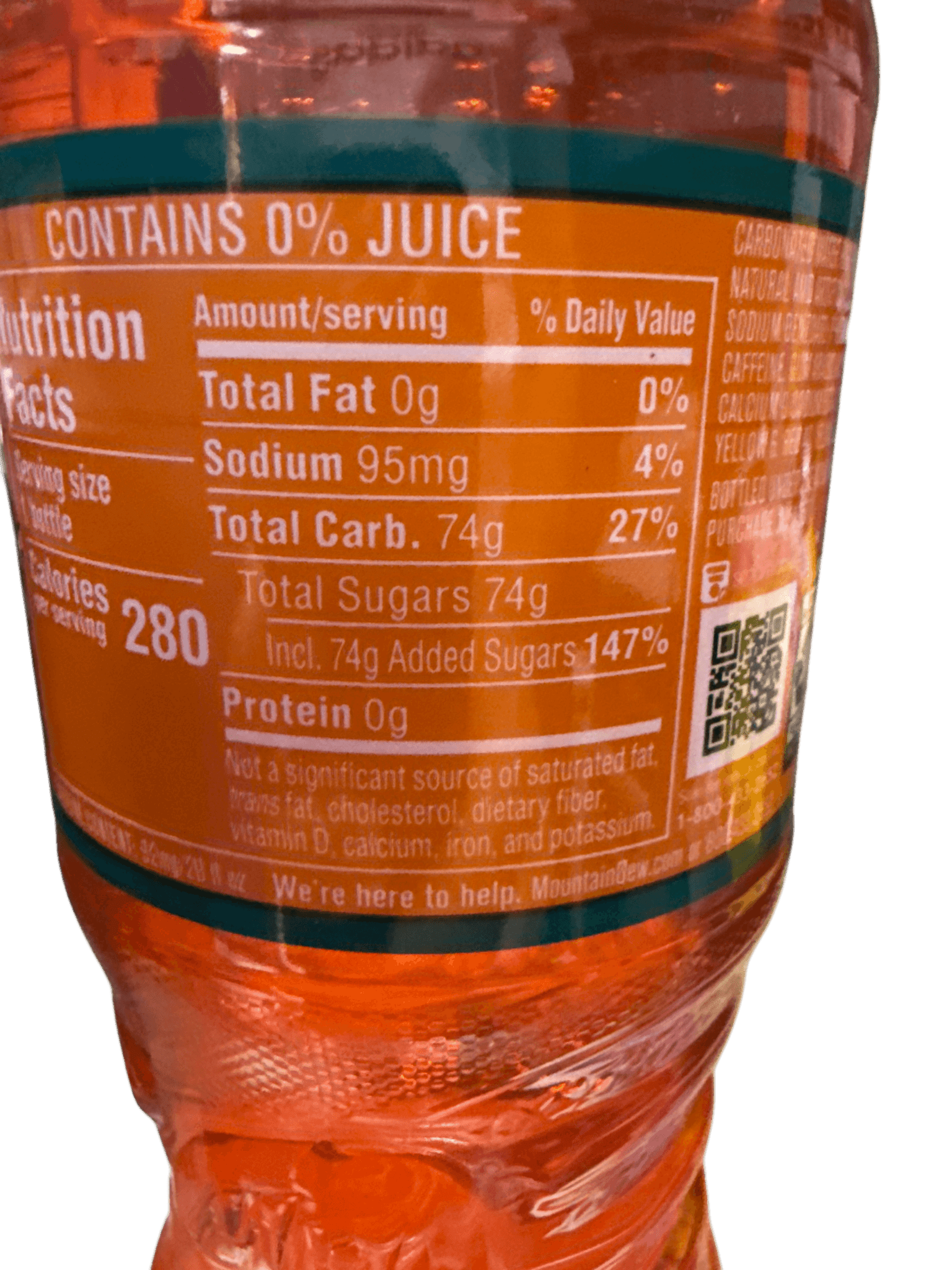 Mountain Dew Baja Cabo Citrus Flavoured Bottle 591ML - U.S Edition - Jack Righteous