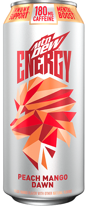 Mountain Dew Energy Peach Mango Dawn
