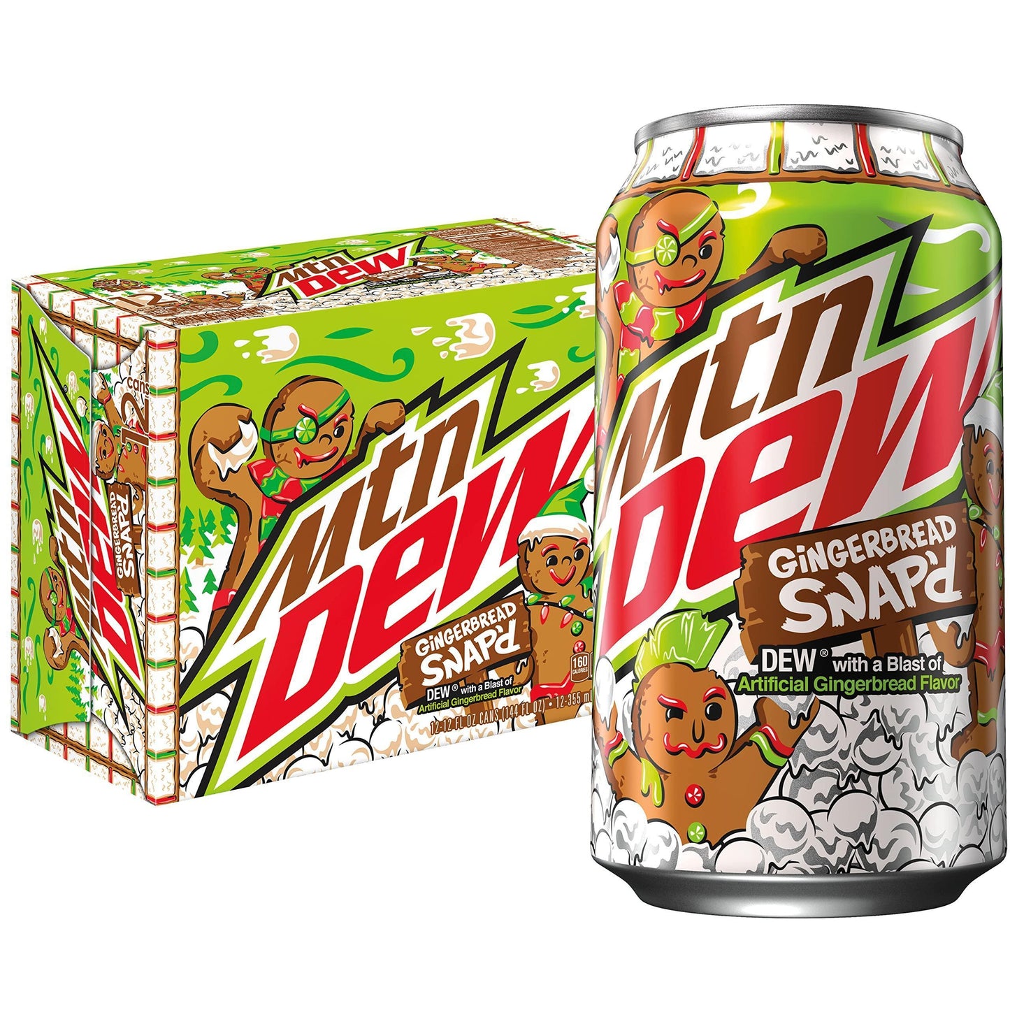 Mountain Dew Gingerbread Can