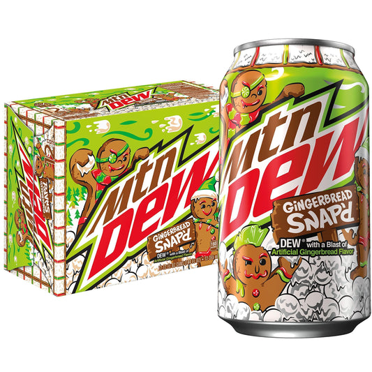 Mountain Dew Gingerbread Can