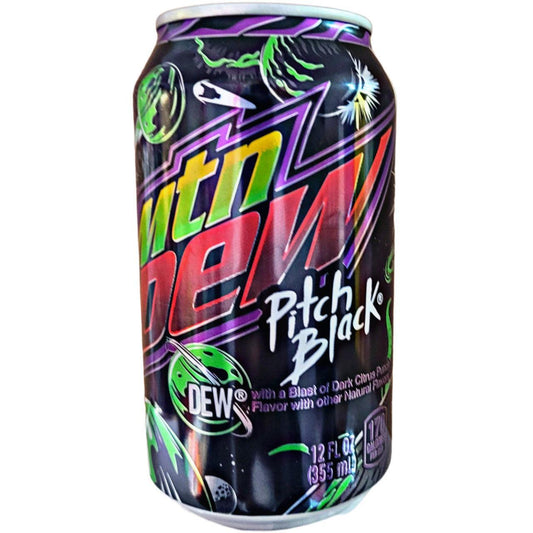Mountain Dew Pitch Black Can