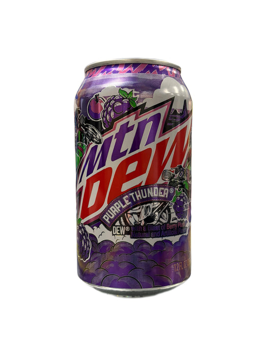 Mountain Dew Purple Thunder Can 12OZ - U.S Edition