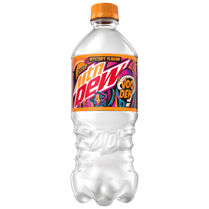 Mountain Dew Voo Dew Mystery Flavor 2022 Bottle 591 mL