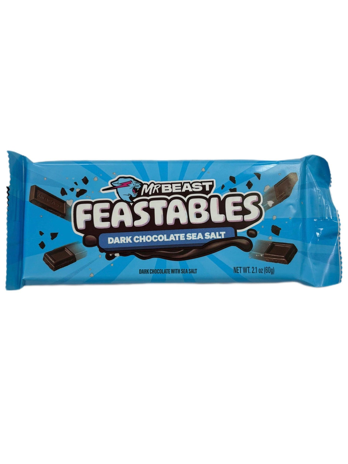 Mr. Beast Feastables Dark Chocolate Sea Salt 60G - U.S Edition