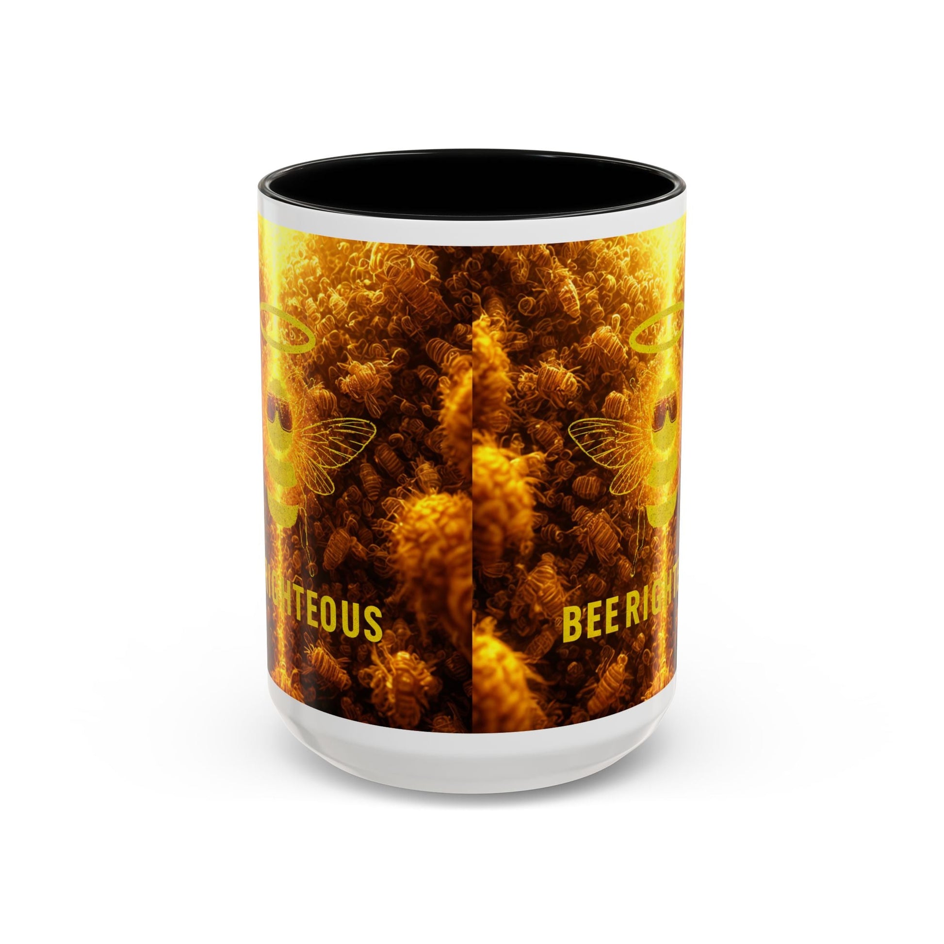 Mug - BEE RIGHTEOUS - 11, 15oz Accent Coffee Mug - Jack Righteous