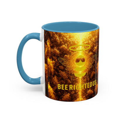 Mug - BEE RIGHTEOUS - 11, 15oz Accent Coffee Mug - Jack Righteous