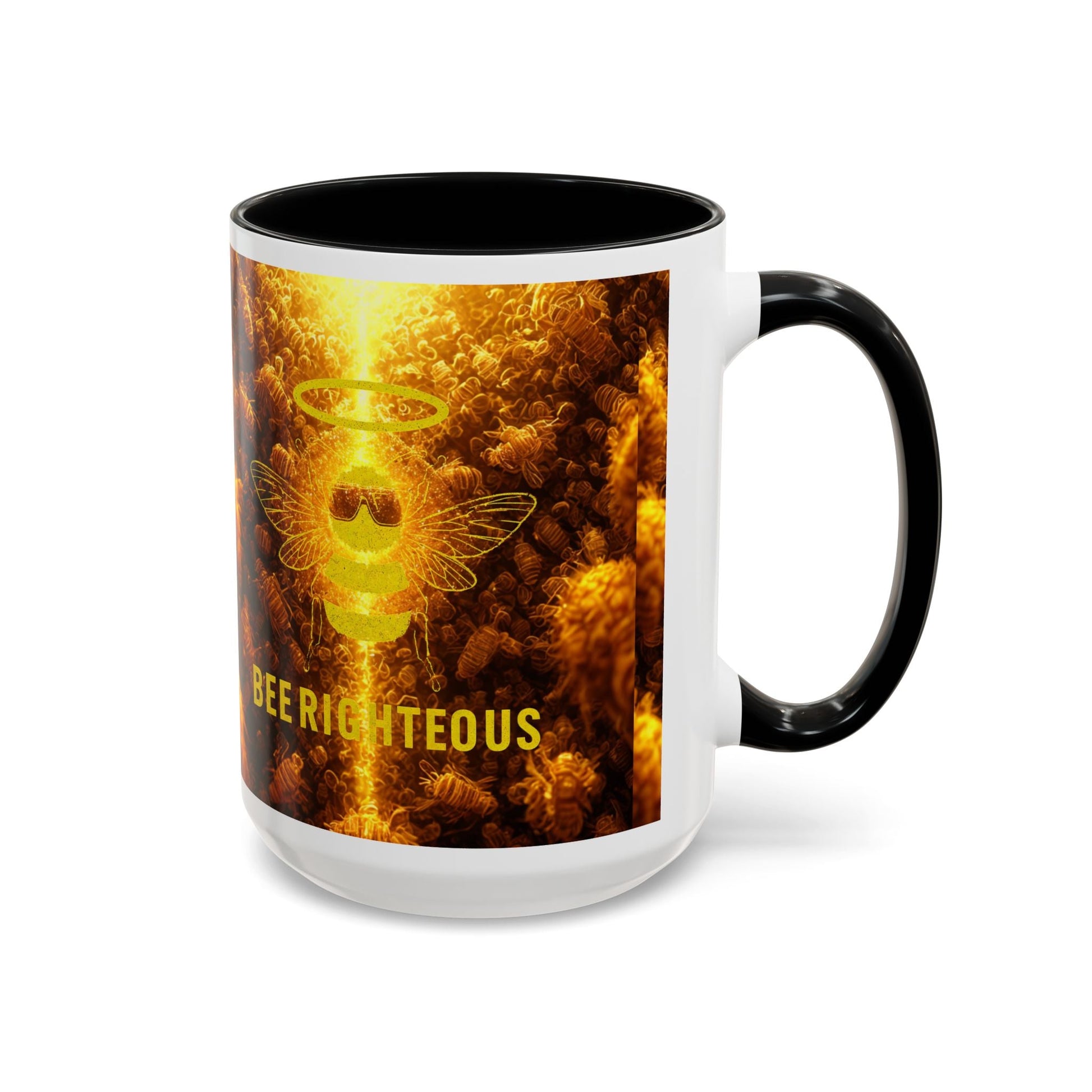 Mug - BEE RIGHTEOUS - 11, 15oz Accent Coffee Mug - Jack Righteous