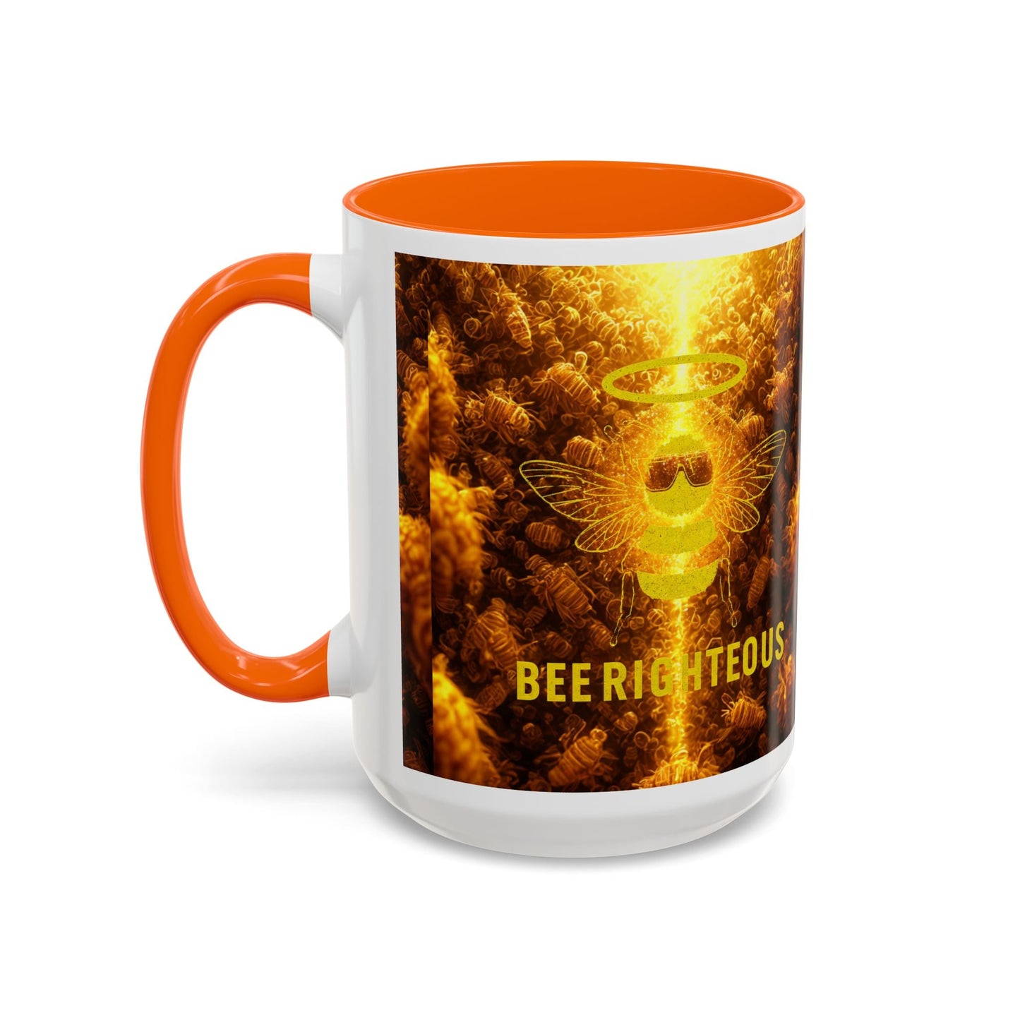 Mug - BEE RIGHTEOUS - 11, 15oz Accent Coffee Mug - Jack Righteous