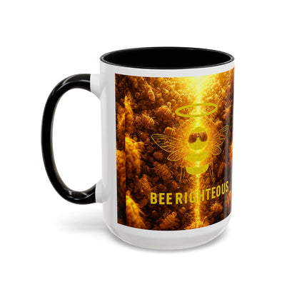 Mug - BEE RIGHTEOUS - 11, 15oz Accent Coffee Mug - Jack Righteous